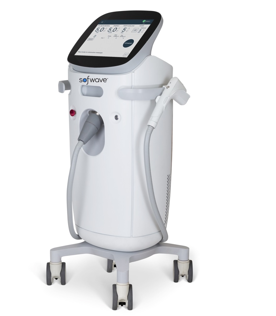 Sofwave™ Medical device for non-invasive skin tightening using ultrasound technology.